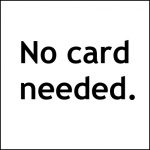 No card needed, I'm donating to this project